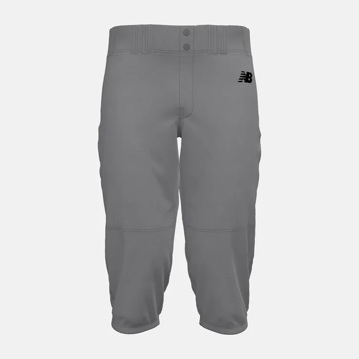 Men Adversary 2 Baseball Solid Knicker Athletic Grey New Balance Pants