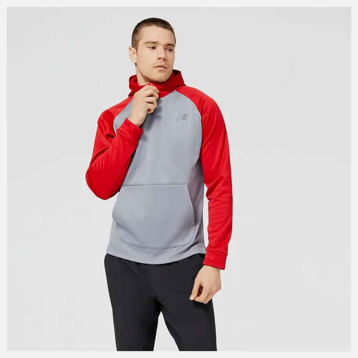 Men Baseball Pull Over Hoodie Team Red Inline New Balance Hoodies and Sweatshirts