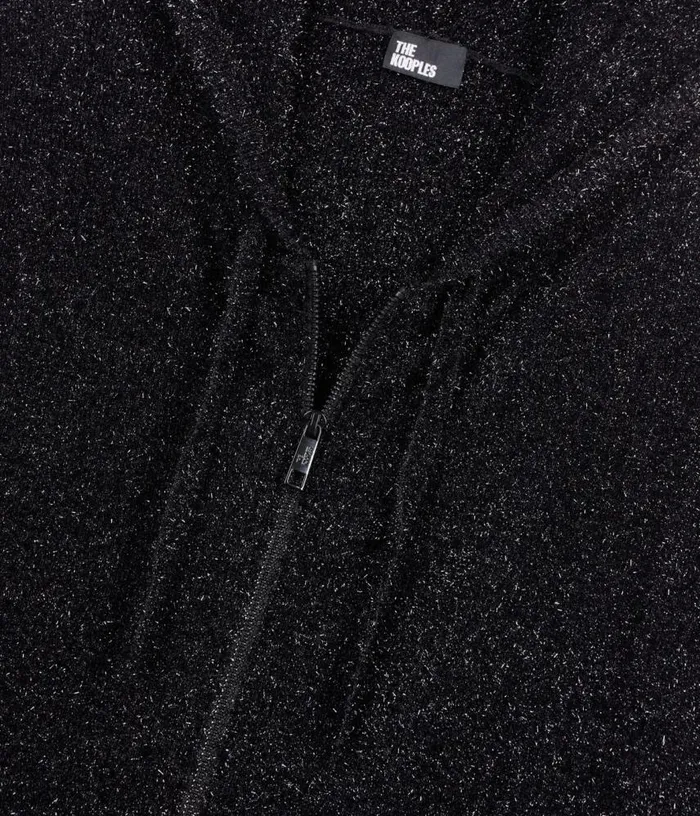 Men Black Glittery Cardigan THE KOOPLES Sweaters