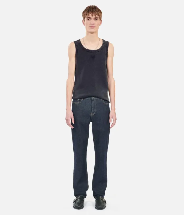 Men Black Heart Tank Top THE KOOPLES Tshirts