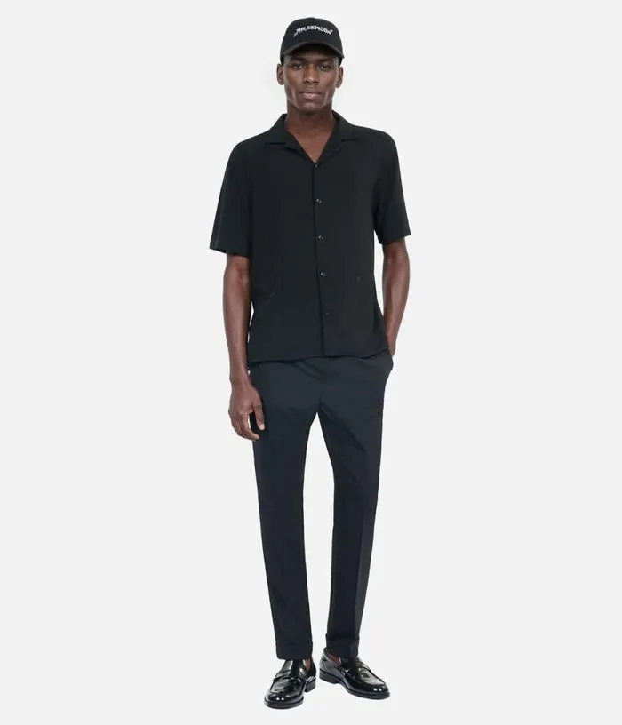 Men Black Shortsleeved Shirt THE KOOPLES Shirts