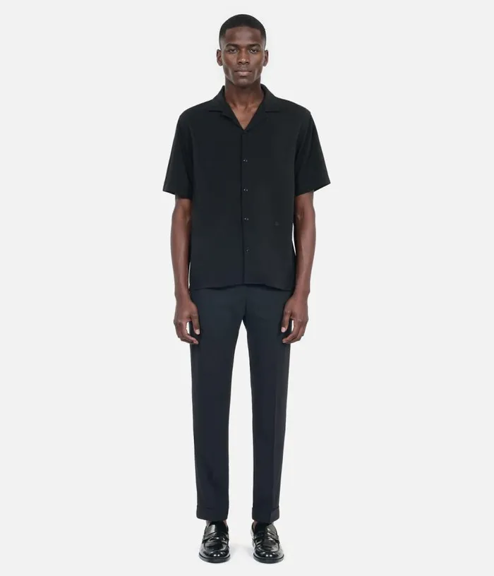 Men Black Shortsleeved Shirt THE KOOPLES Shirts