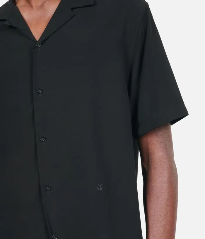 Men Black Shortsleeved Shirt THE KOOPLES Shirts