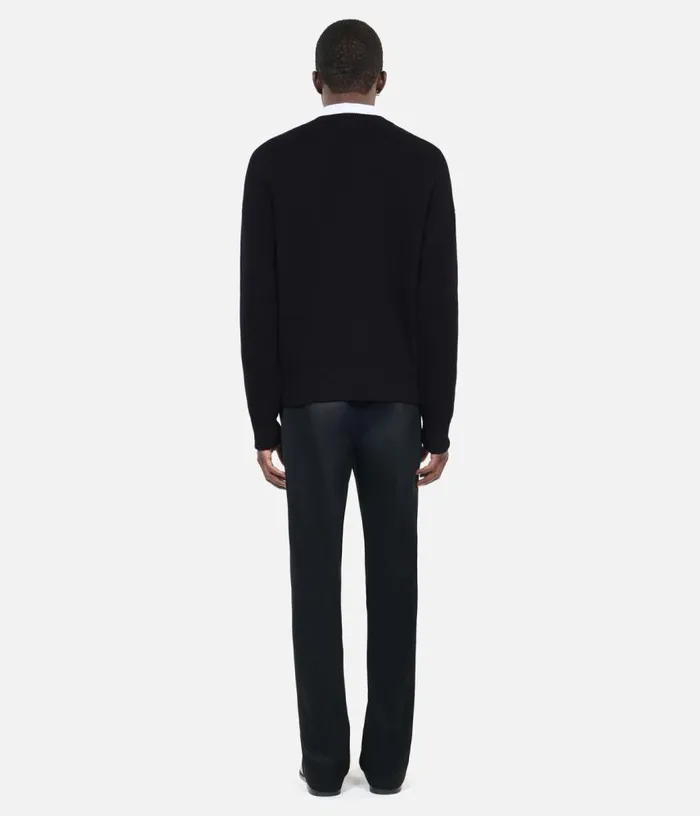 Men Black Wool Sweater THE KOOPLES Sweaters