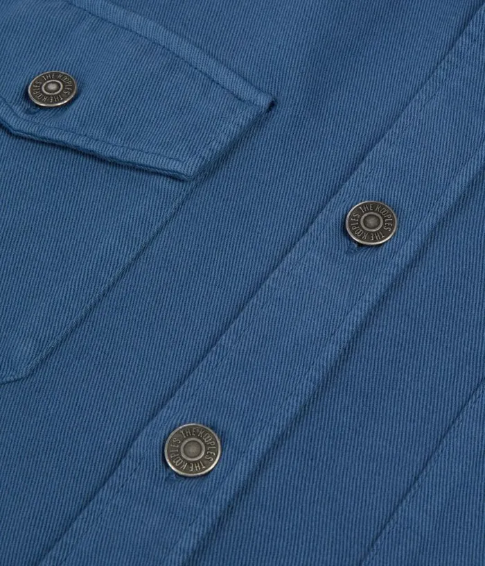 Men Blue Linen And Cotton Shirt THE KOOPLES Shirts