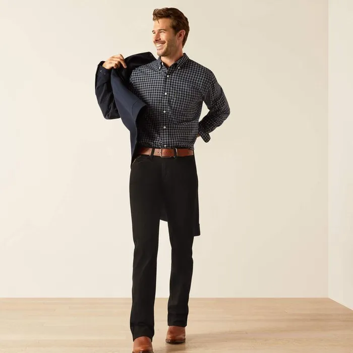 Men Button Down Shirts Ariat Clement Shirt Twilight Plaid Men Button Down Shirts Ariat Clement Shirt Twilight Plaid