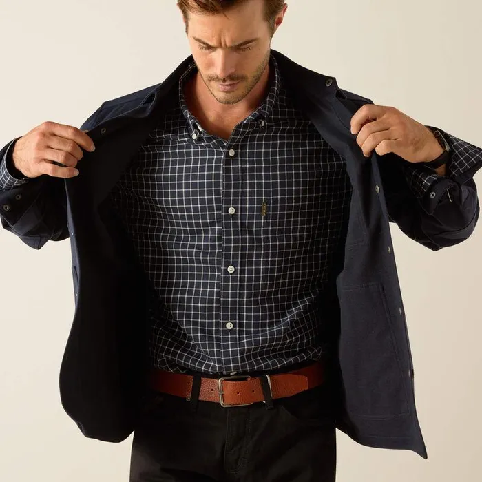 Men Button Down Shirts Ariat Clement Shirt Twilight Plaid Men Button Down Shirts Ariat Clement Shirt Twilight Plaid