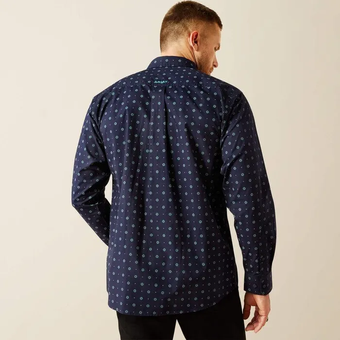 Men Button Down Shirts Ariat Jacobi Classic Fit Shirt Navy Men Button Down Shirts Ariat Jacobi Classic Fit Shirt Navy