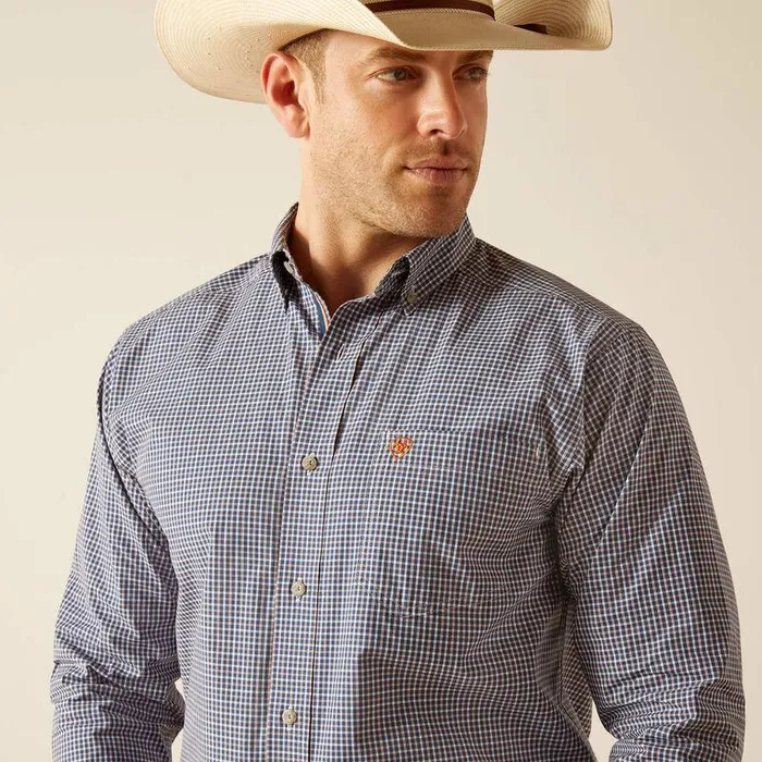Men Button Down Shirts Ariat Pro Series Reign Classic Fit Shirt Navy Men Button Down Shirts Ariat Pro Series Reign Classic Fit Shirt Navy
