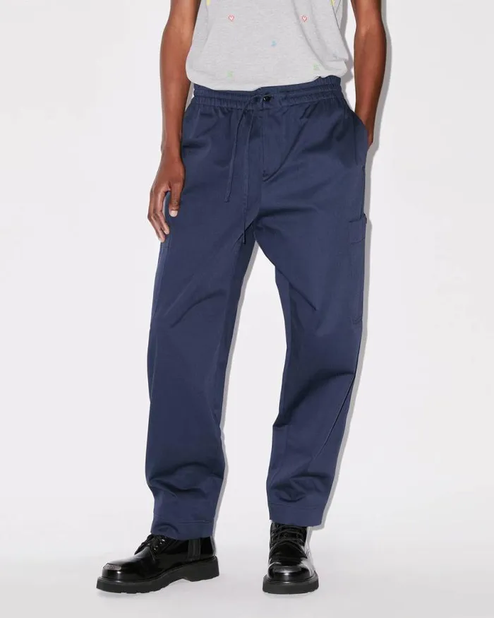 Men Cargo Jog Pants Midnight Blue Kenzo Pants And Shorts