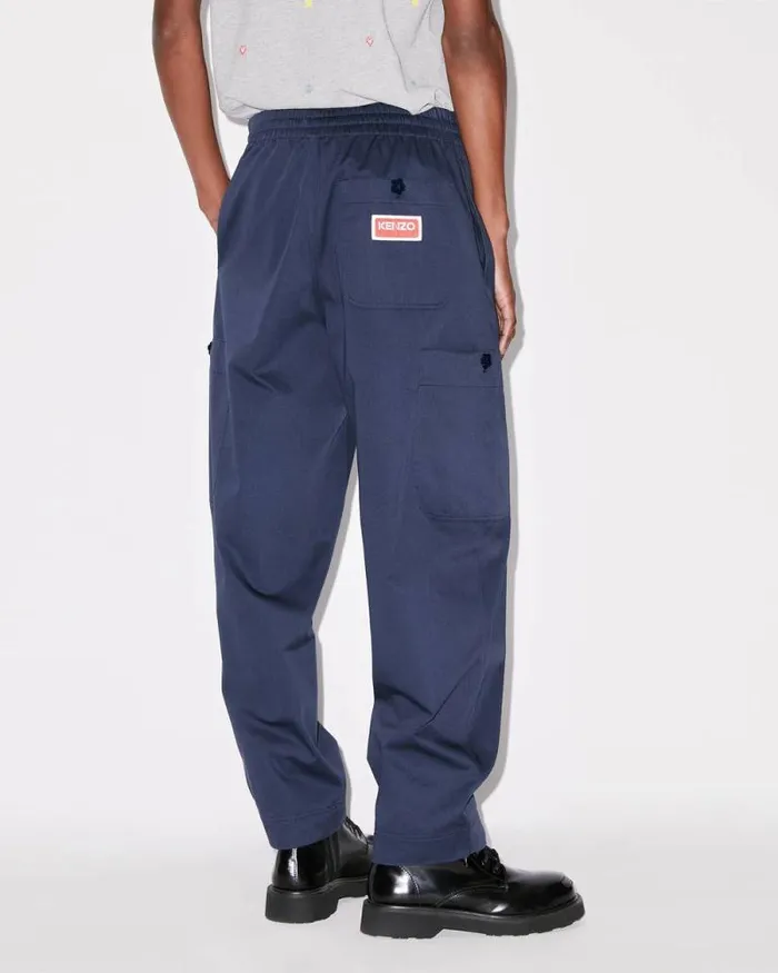 Men Cargo Jog Pants Midnight Blue Kenzo Pants And Shorts