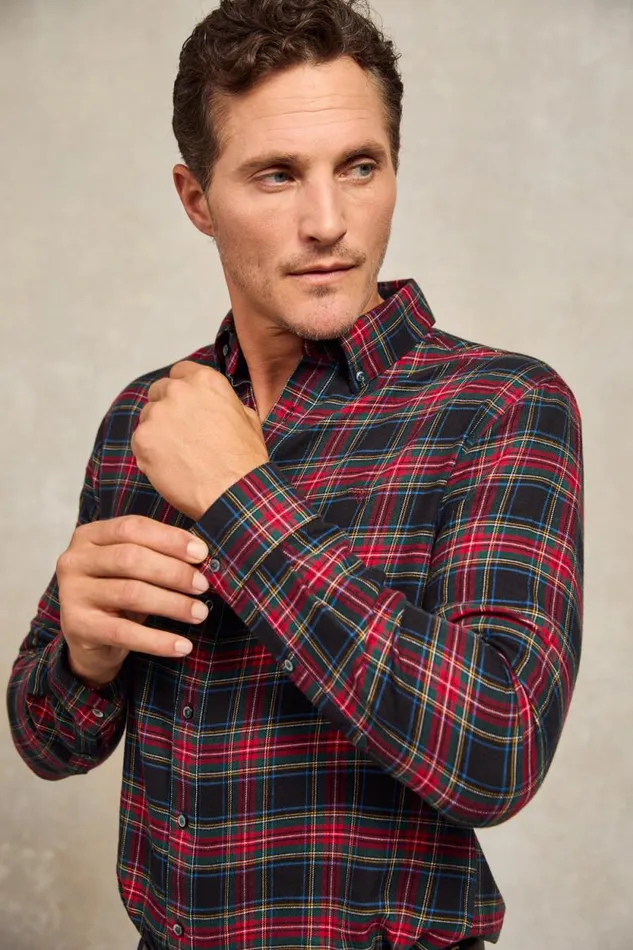 Men Classic Button Down Shirt Sandringham Red Holland Cooper Shirts Men Classic Button Down Shirt Sandringham Red Holland Cooper Shirts