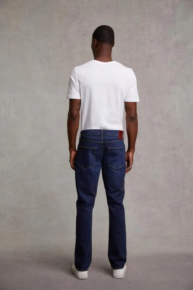 Men Classic Straight Jean Washed Indigo Holland Cooper Jeans Men Classic Straight Jean Washed Indigo Holland Cooper Jeans