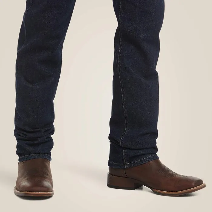 Men Denim Ariat M1 Vintage Stretch Legacy Stackable Straight Leg Jean Abraded Rinse Men Denim Ariat M1 Vintage Stretch Legacy Stackable Straight Leg Jean Abraded Rinse