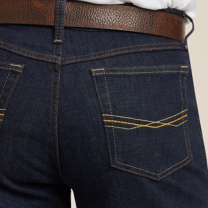 Men Denim Ariat M1 Vintage Stretch Legacy Stackable Straight Leg Jean Abraded Rinse Men Denim Ariat M1 Vintage Stretch Legacy Stackable Straight Leg Jean Abraded Rinse