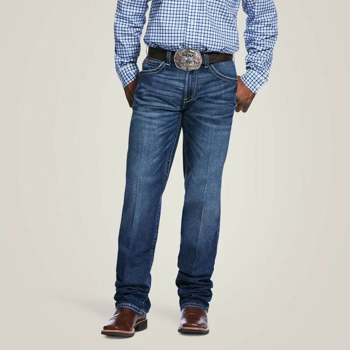 Men Denim Ariat M2 Relaxed Stretch Adkins Boot Cut Jean Summit