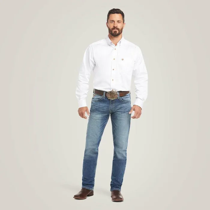 Men Denim Ariat M4 Low Rise Stretch Shoreway Stackable Straight Leg Jean Dakota Men Denim Ariat M4 Low Rise Stretch Shoreway Stackable Straight Leg Jean Dakota