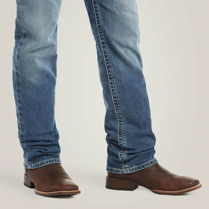 Men Denim Ariat M4 Low Rise Stretch Shoreway Stackable Straight Leg Jean Dakota Men Denim Ariat M4 Low Rise Stretch Shoreway Stackable Straight Leg Jean Dakota