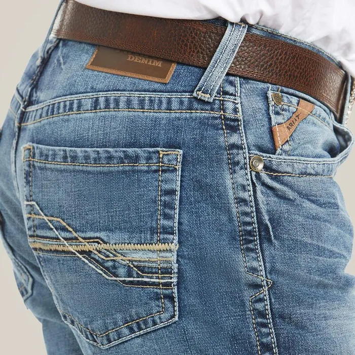 Men Denim Ariat M4 Low Rise Stretch Shoreway Stackable Straight Leg Jean Dakota Men Denim Ariat M4 Low Rise Stretch Shoreway Stackable Straight Leg Jean Dakota