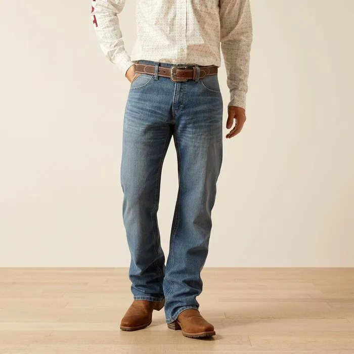 Men Denim Ariat M4 Relaxed Pro Series Ray Boot Cut Jeans Clarence