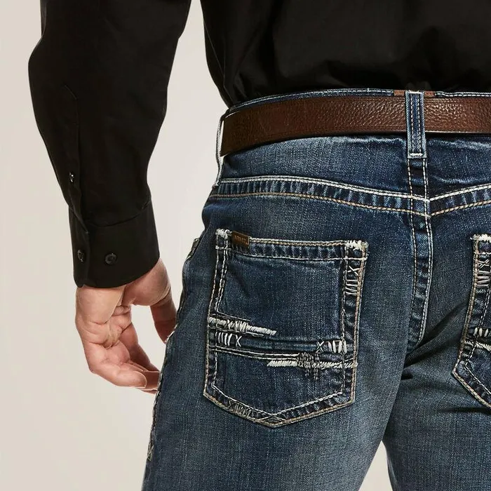 Men Denim Ariat M5 Slim Stretch Adkins Stackable Straight Leg Jean Lennox Men Denim Ariat M5 Slim Stretch Adkins Stackable Straight Leg Jean Lennox
