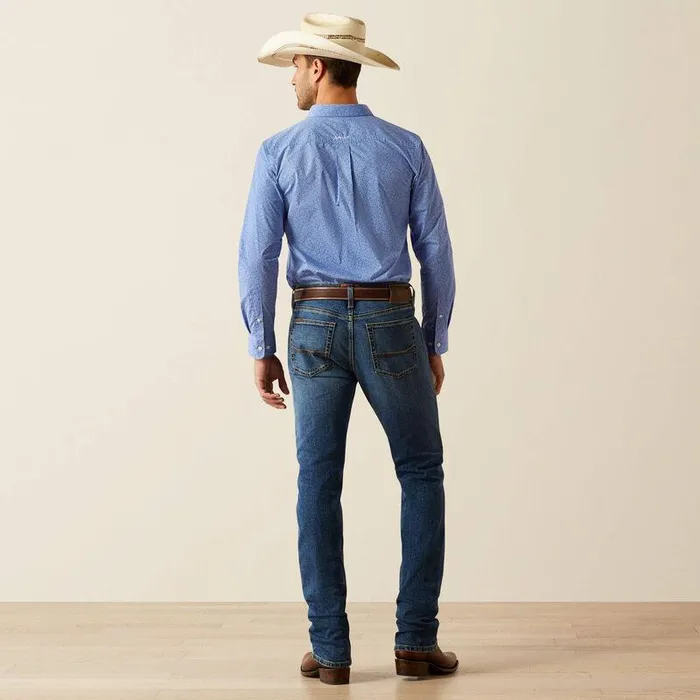 Men Denim Ariat M8 Modern Miles Straight Leg Jeans Carlos Men Denim Ariat M8 Modern Miles Straight Leg Jeans Carlos