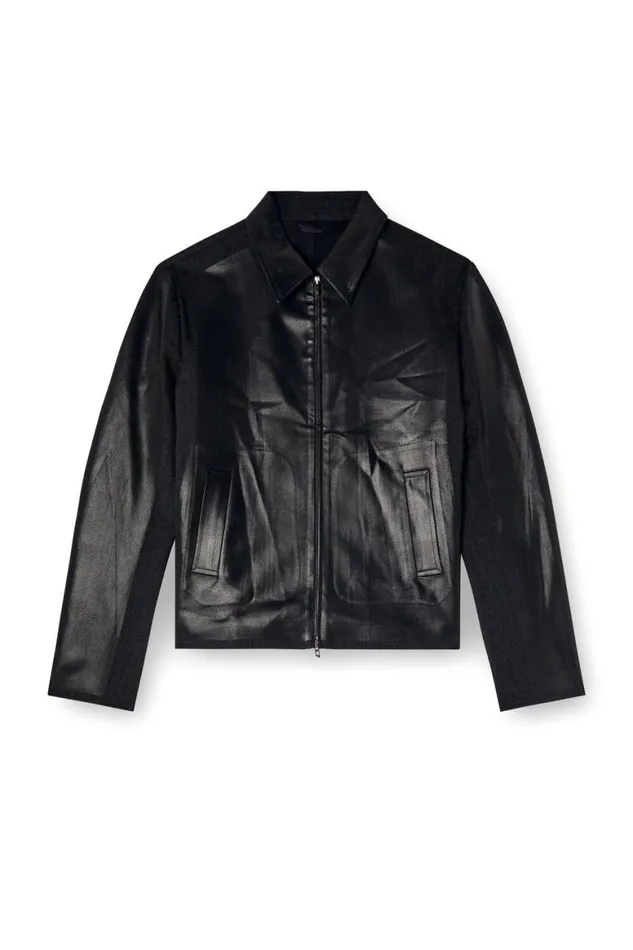 Men Diesel Jackets JKANE Black Men Diesel Jackets JKANE Black