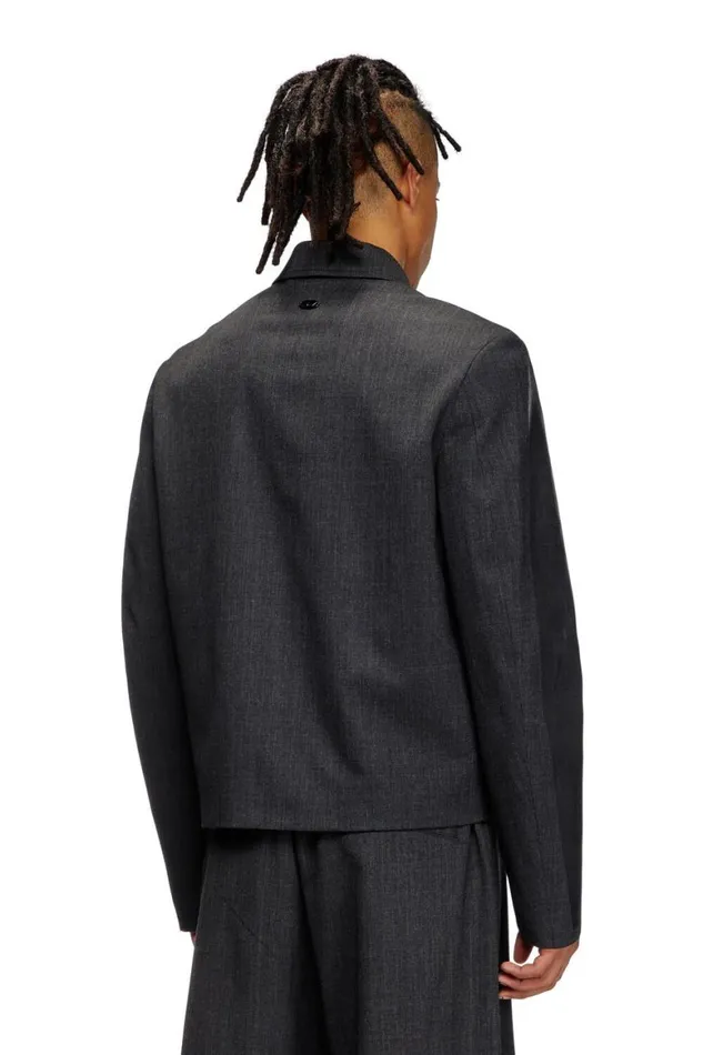 Men Diesel Jackets JKANE Black Men Diesel Jackets JKANE Black