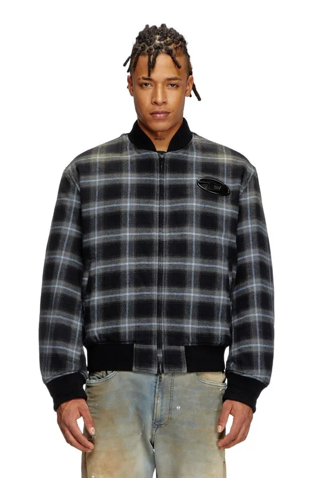 Men Diesel Jackets JSAINT Blackblue Men Diesel Jackets JSAINT Blackblue