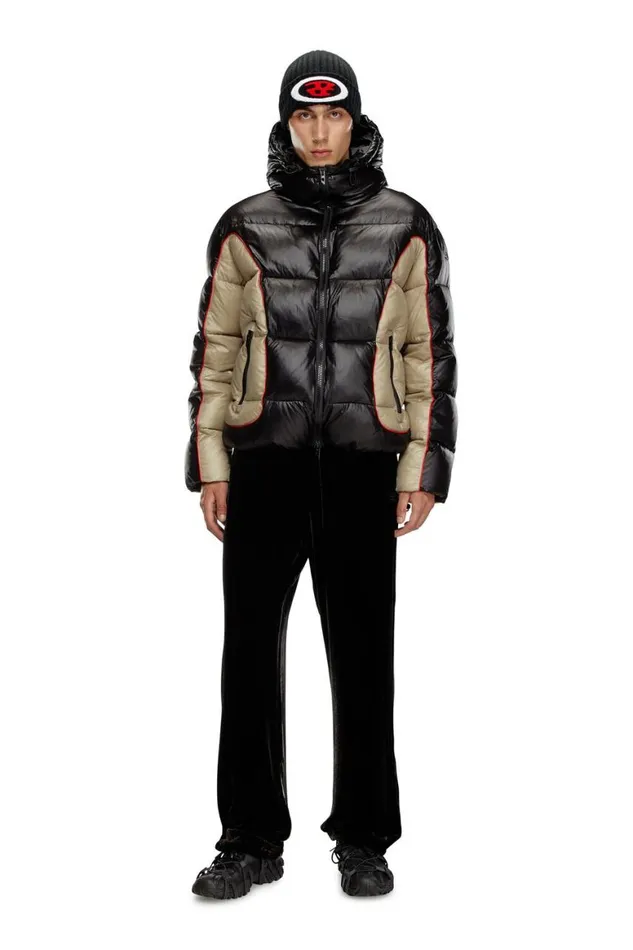 Men Diesel Jackets WOSTEND Blackbeige