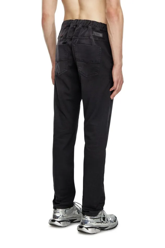 Men Diesel Jeans Regular 2030 DKrooley Joggjeans 0670M Black Men Diesel Jeans Regular 2030 DKrooley Joggjeans 0670M Black