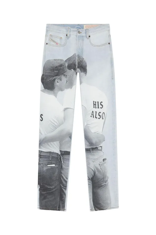 Men Diesel Jeans Straight Jeans 2010 DMacs 007U4 Light Blue Men Diesel Jeans Straight Jeans 2010 DMacs 007U4 Light Blue