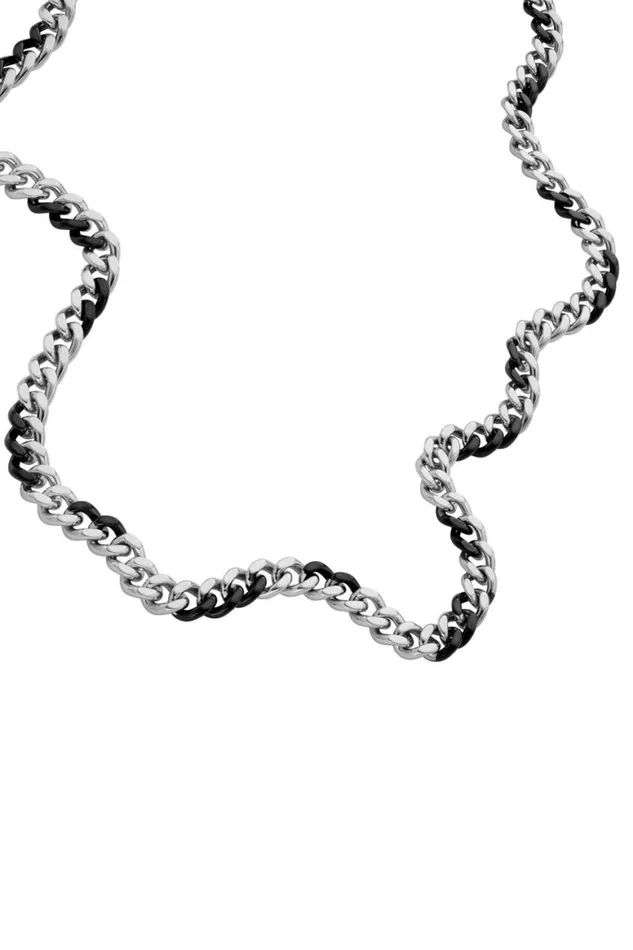 Men Diesel Jewelry DX1499 Silverblack
