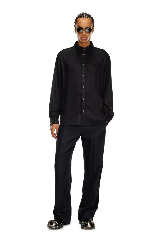 Men Diesel Shirts SSIMPLYC Black
