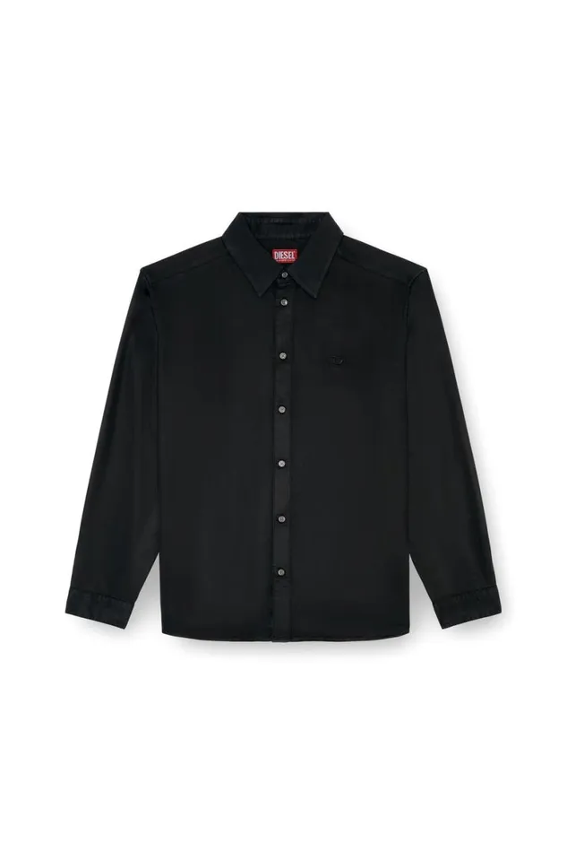 Men Diesel Shirts SSIMPLYC Black Men Diesel Shirts SSIMPLYC Black