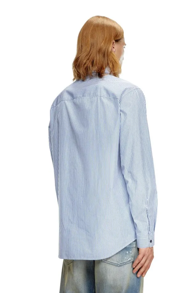 Men Diesel Shirts SSIMPLYE Blue Men Diesel Shirts SSIMPLYE Blue