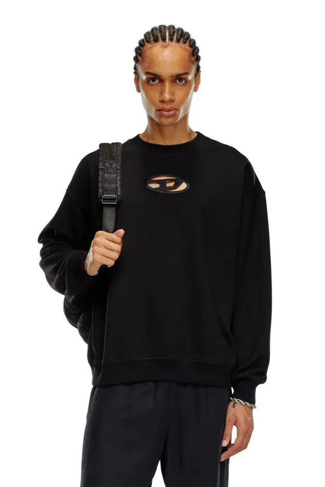 Men Diesel Sweatshirts and Hoodies SBOXTOD Black Men Diesel Sweatshirts and Hoodies SBOXTOD Black