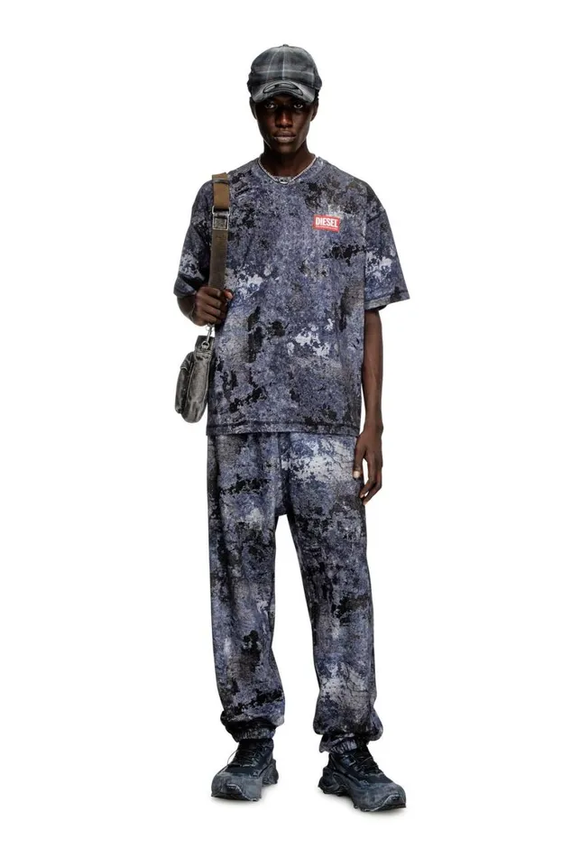 Men Diesel TShirts and Polos TBOXTR12 Blue