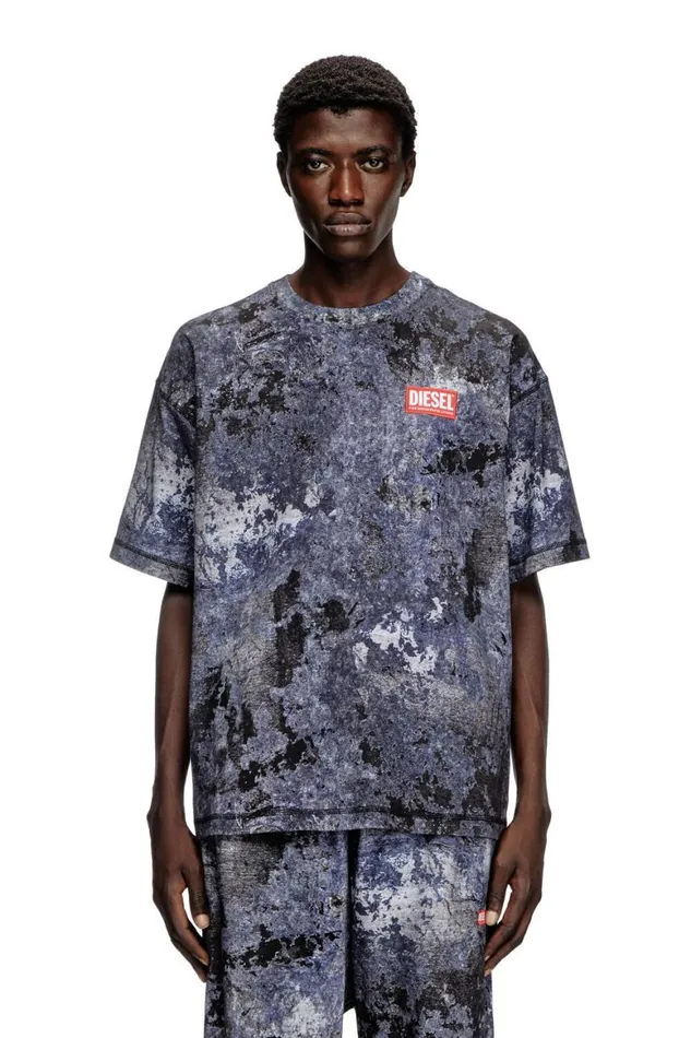 Men Diesel TShirts and Polos TBOXTR12 Blue Men Diesel TShirts and Polos TBOXTR12 Blue