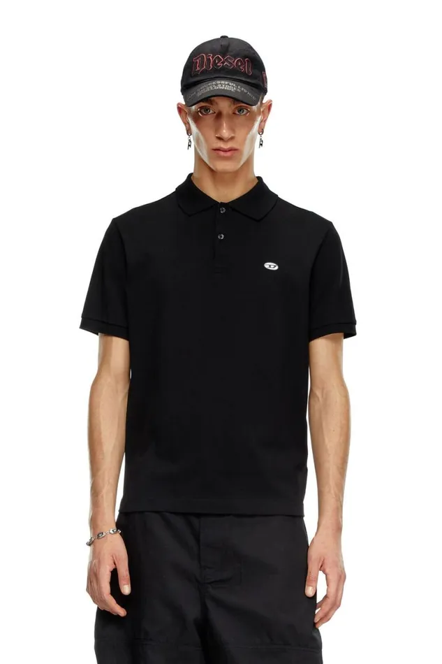 Men Diesel TShirts and Polos TREJUSTDOVALPJ Black Men Diesel TShirts and Polos TREJUSTDOVALPJ Black