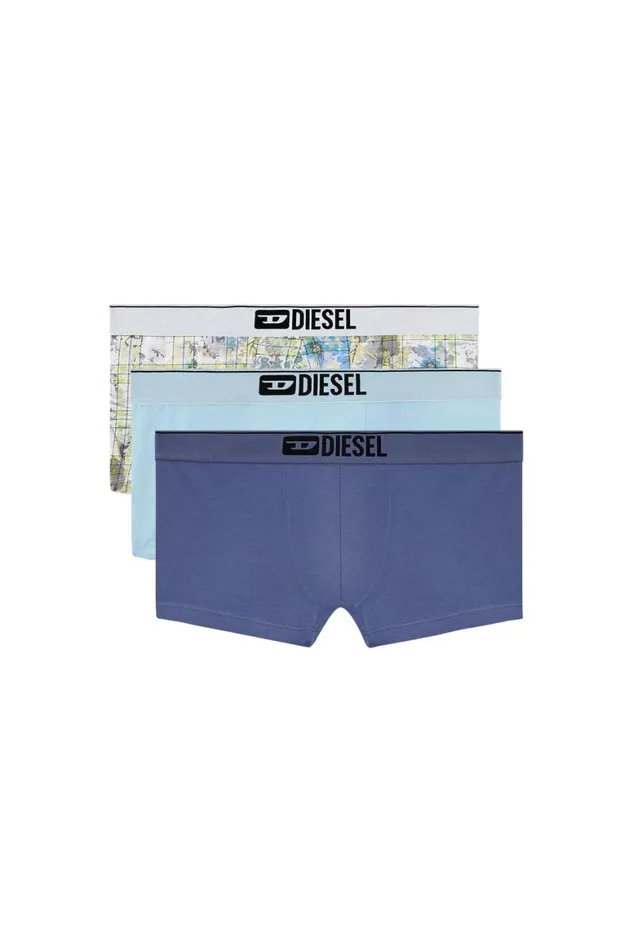 Men Diesel Underwear DAMIENTHREEPACK Bluewhite Men Diesel Underwear DAMIENTHREEPACK Bluewhite