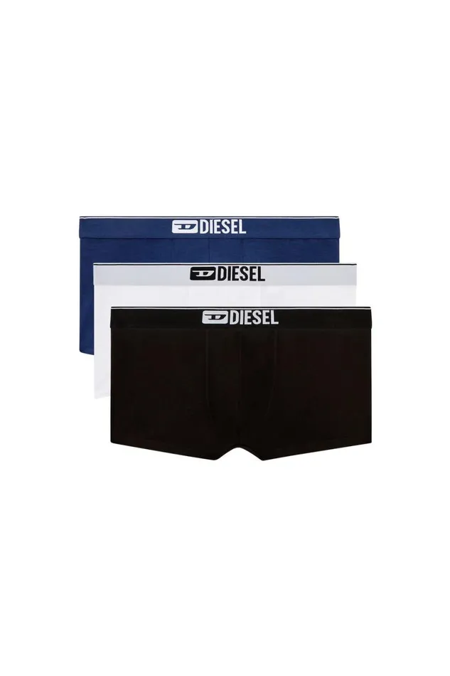 Men Diesel Underwear UMBXDAMIENTHREEPACK Whiteblue Men Diesel Underwear UMBXDAMIENTHREEPACK Whiteblue