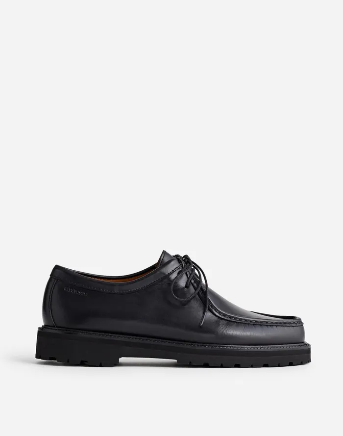 Men Dress Shoes and Loafers Madewell Madewell X GHBASS Wallace Leather Moc Black