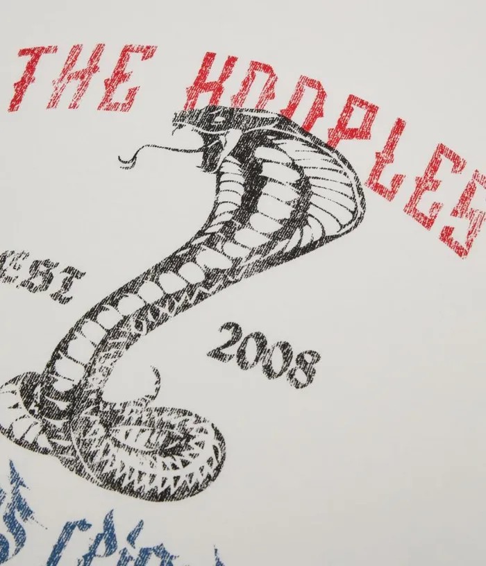 Men Ecru Tshirt With Chaos Snake Serigraphy THE KOOPLES Tshirts