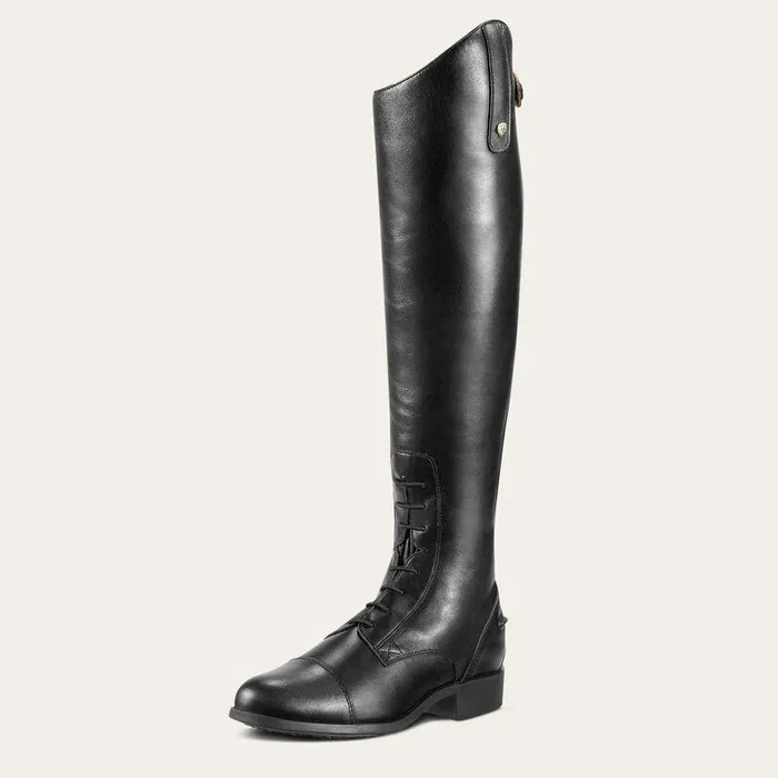 Men English Riding Boots Ariat Heritage Contour Field Zip Tall Riding Boot Black