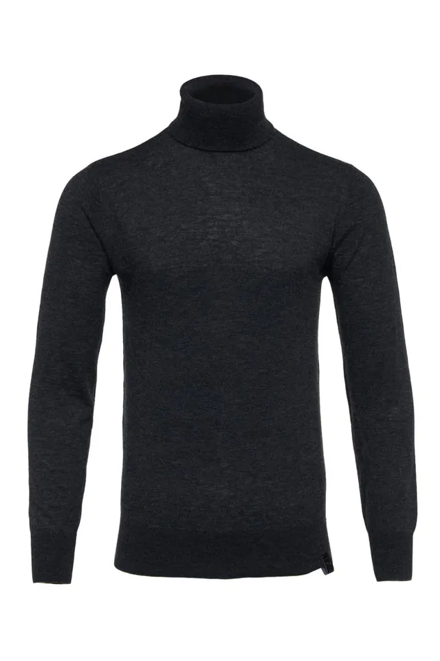 Men Fine Roll Neck Knit Charcoal Holland Cooper Knitwear Men Fine Roll Neck Knit Charcoal Holland Cooper Knitwear