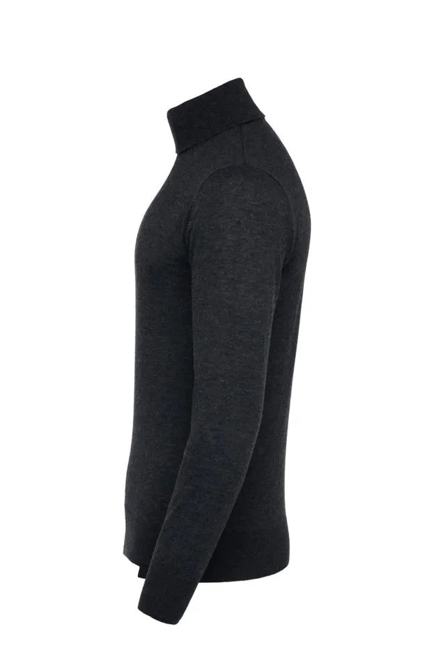 Men Fine Roll Neck Knit Charcoal Holland Cooper Knitwear Men Fine Roll Neck Knit Charcoal Holland Cooper Knitwear
