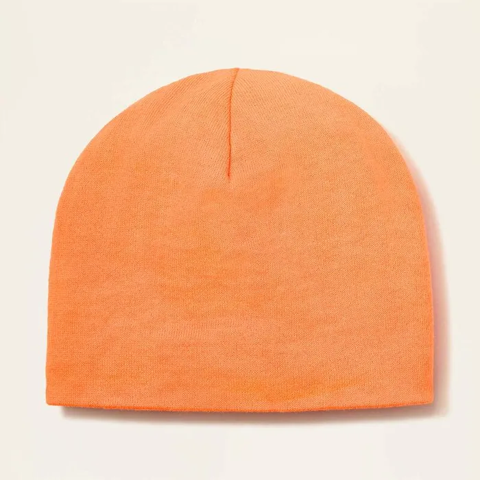 Men Hats and Beanies Ariat Acrylic Skull Cap Bright Orange Men Hats and Beanies Ariat Acrylic Skull Cap Bright Orange