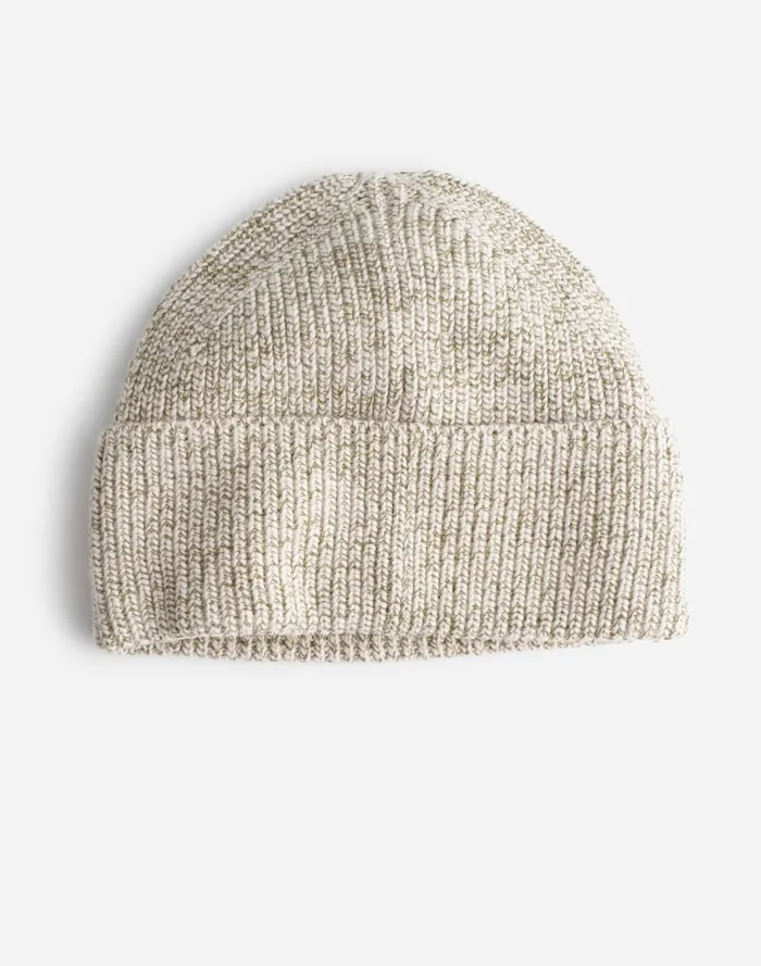 Men Hats and Scarves Madewell Marled Beanie Weathered Sage Marl