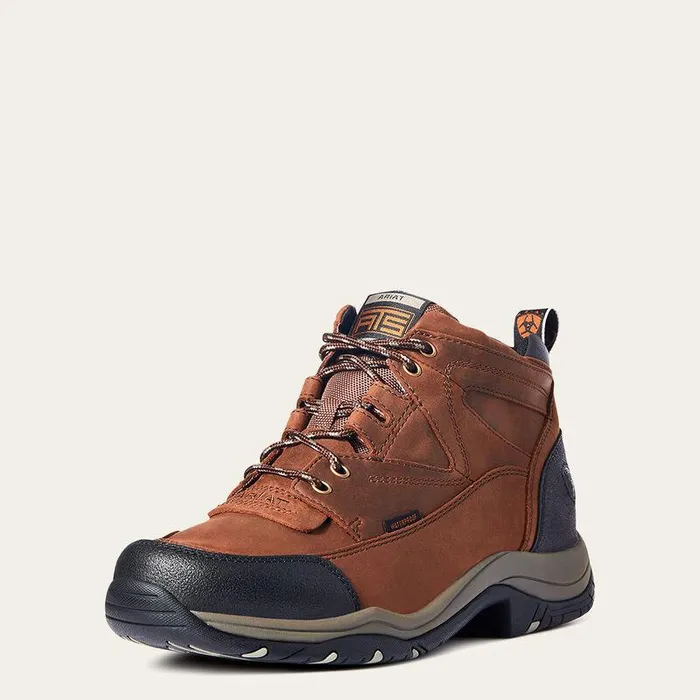 Men Hiking Boots and Shoes Ariat Terrain Waterproof Boot Copper
